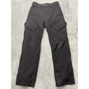Gerry Snow Pants Mens Size Small Black Cargo Ski Waterproof Insulated
